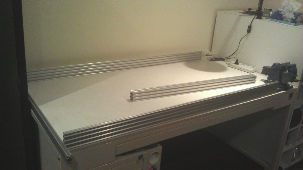 Photo of CNC rails