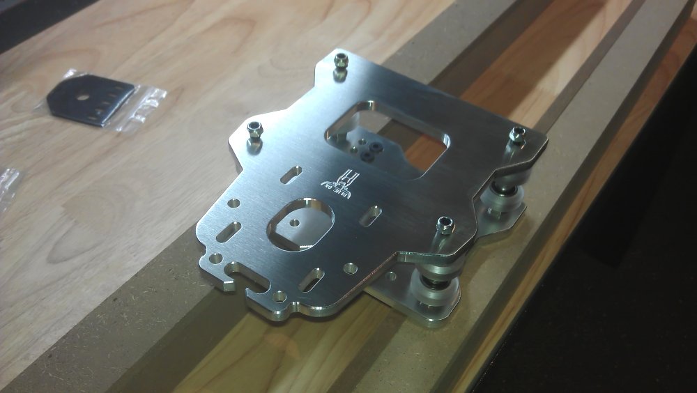 Photo of CNC partial assembly