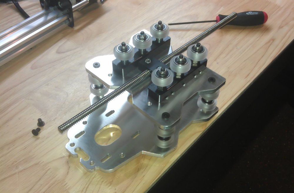 Photo of CNC assembly