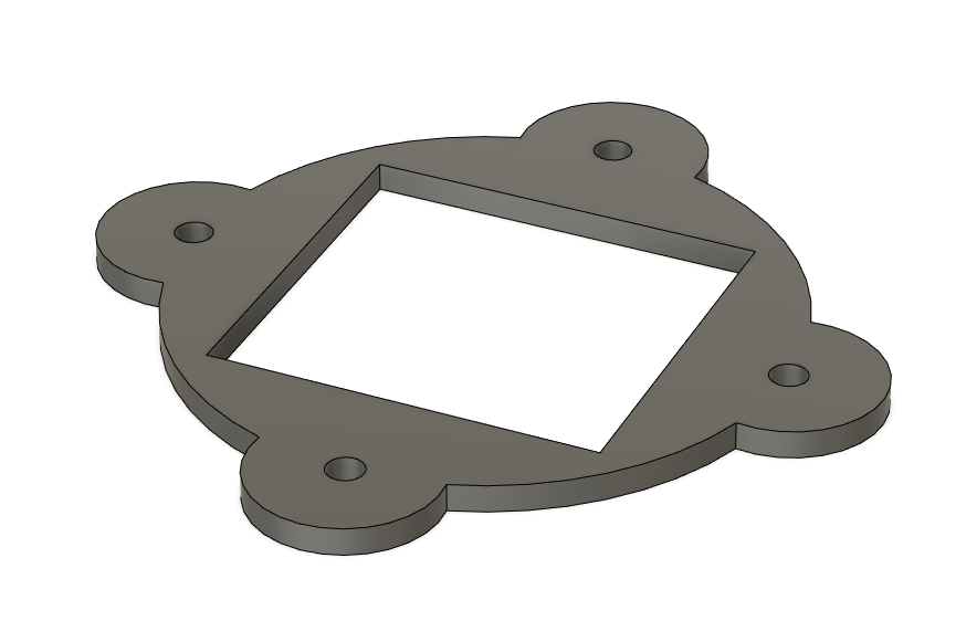 Torch top bracket CAD design