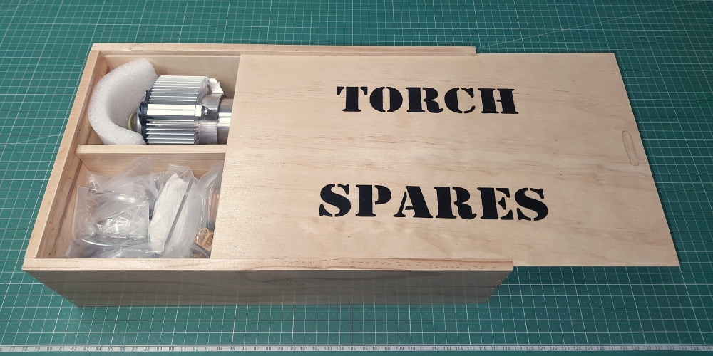 Boxed torch