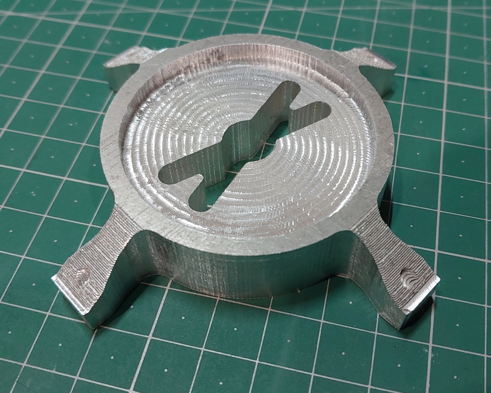 Heatsink bracket before sanding